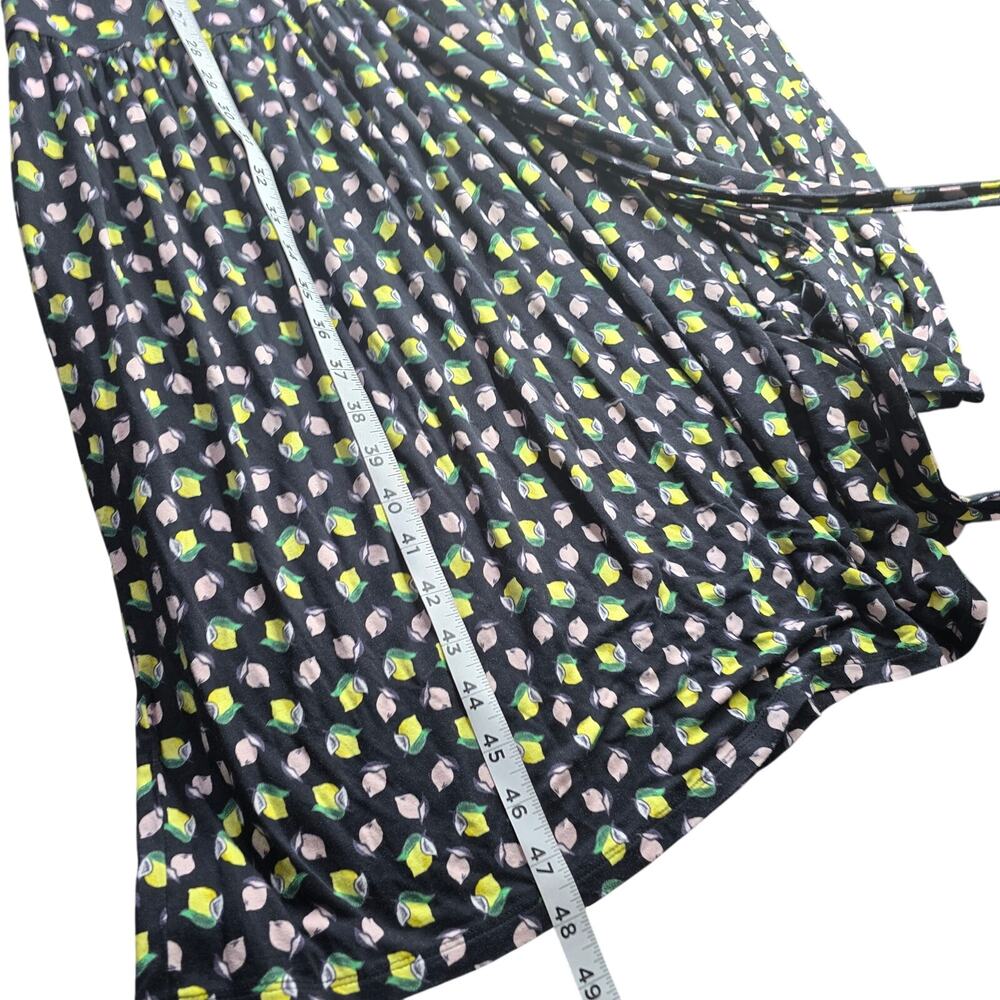 Boden Eda Jersey Lemon Citrus Fruit Printed Dress Sz. 10P - Picture 8 of 9
